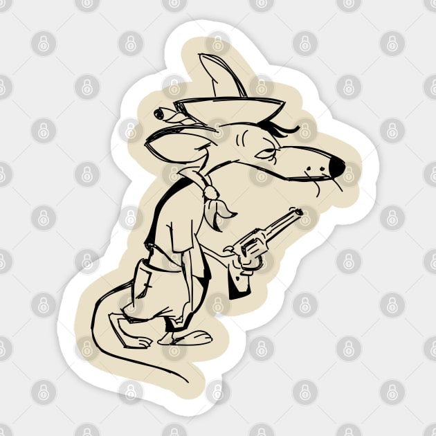 slowpoke rodriguez Sticker by small alley co